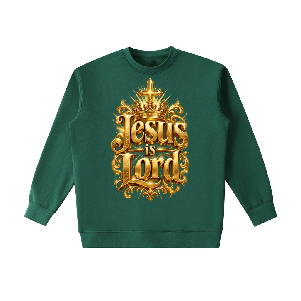 Jubilore "Jesus Is LORD" Essential Heavyweight Crewneck Sweatshirt