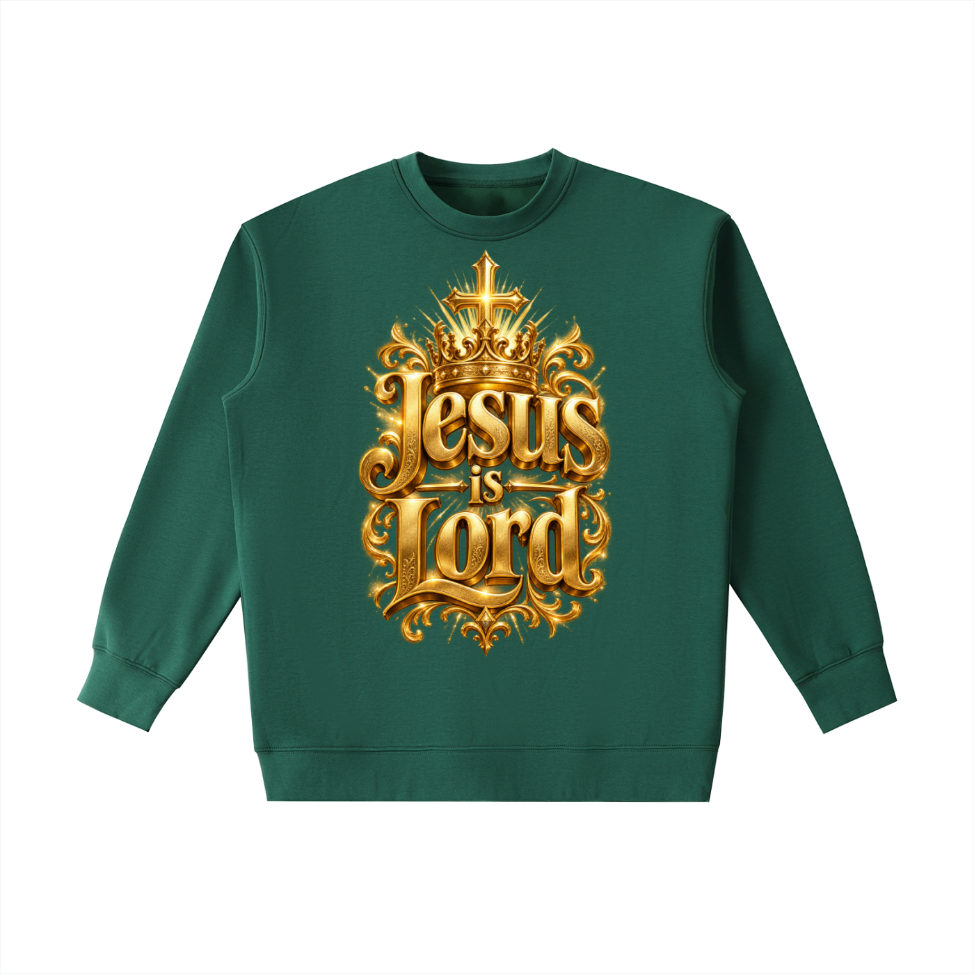 Jubilore "Jesus Is LORD" Essential Heavyweight Crewneck Sweatshirt
