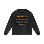 Jubilore Cherubim Acid Wash Oversize Long Sleeve T-Shirt