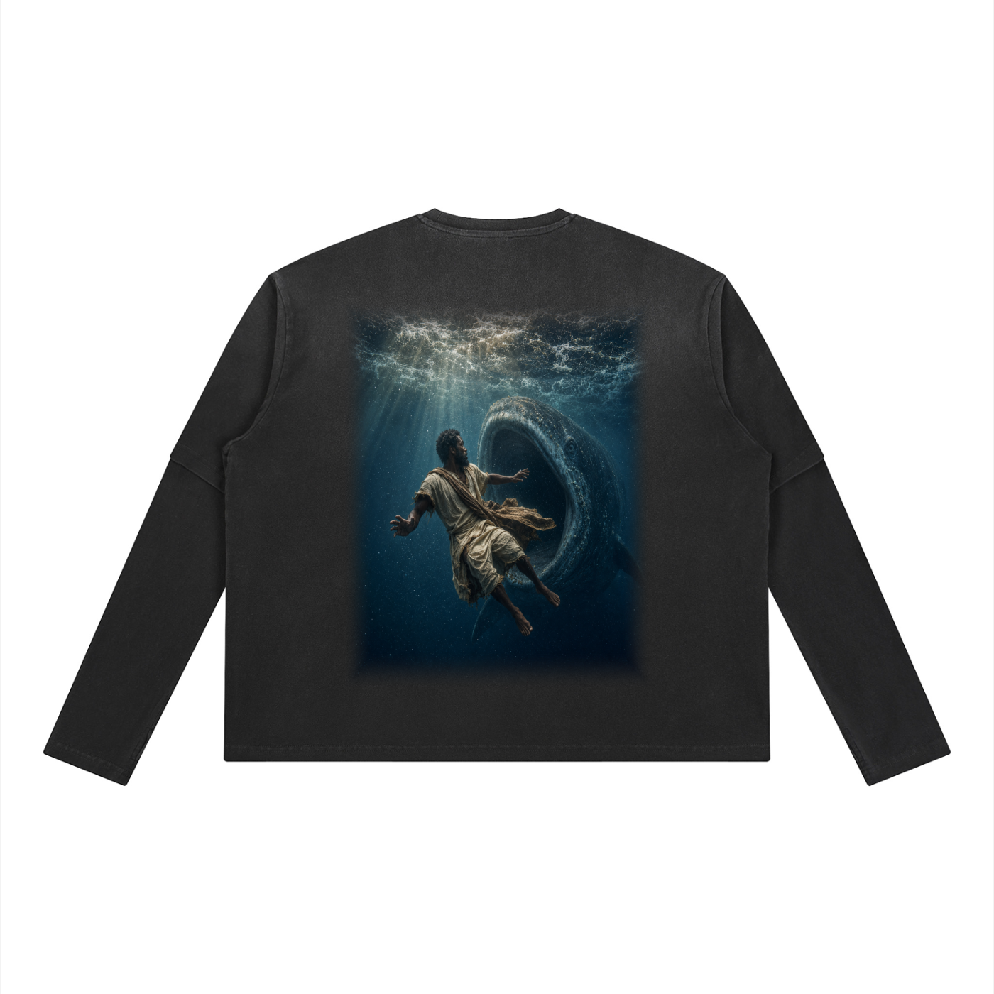 Jubilore "Jonah" Unisex Vintage Wash Layered T-Shirt