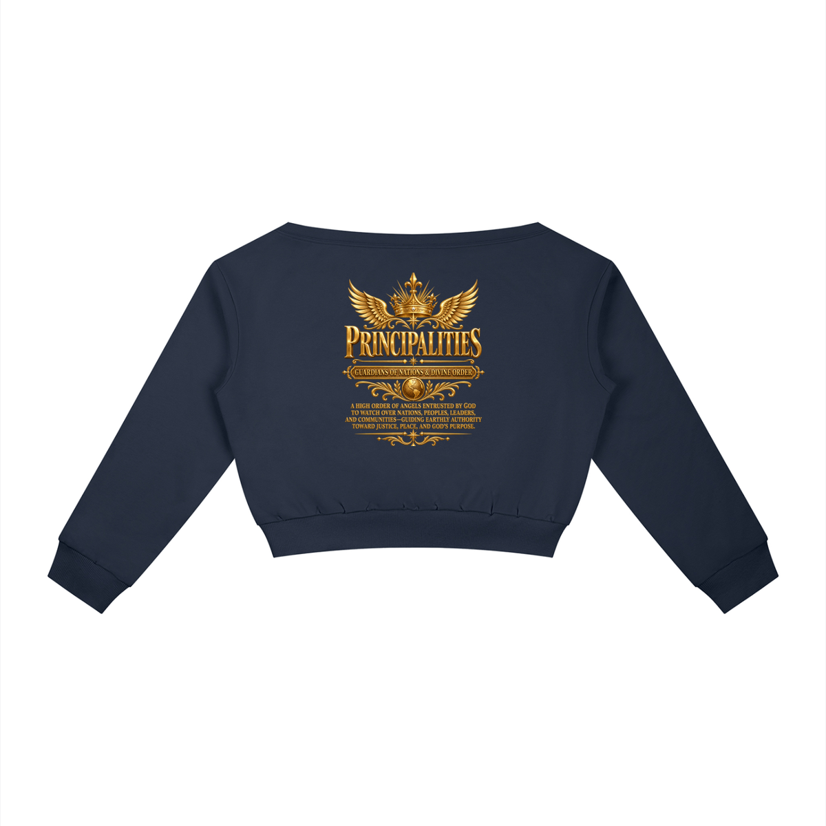 Jubiloré "Principalities" Women's Off-Shoulder Sweatshirt
