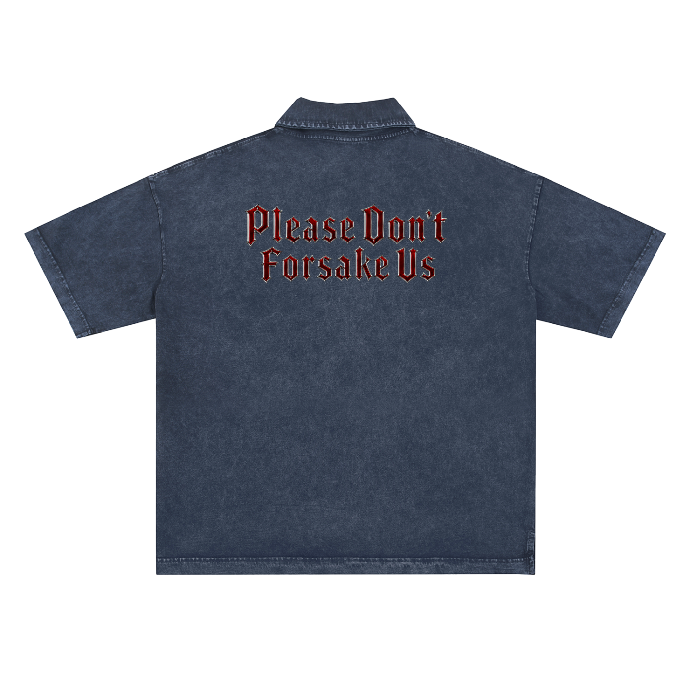 Jubilore Darkhorse Heavyweight Snow-Washed Polo T-Shirt