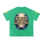 Jubilore "Christ Saves" Snow Washed Oversized Cotton T-Shirt
