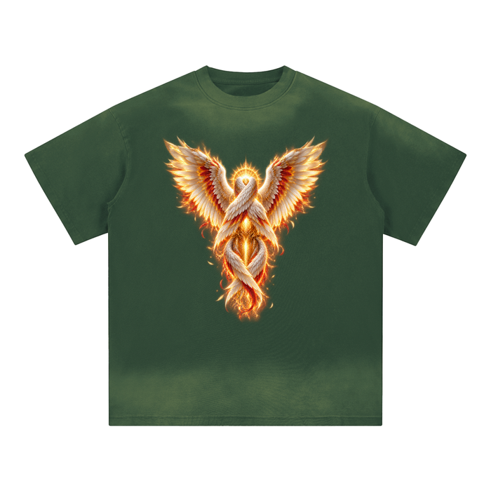 Jubilore "Seraphim" Petite Crew Neck Sunfade Edge T-Shirt