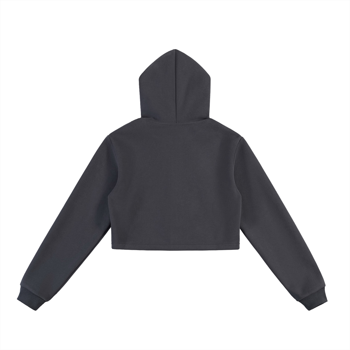 Jubiloré Essential Cropped Zip-Up Hoodie