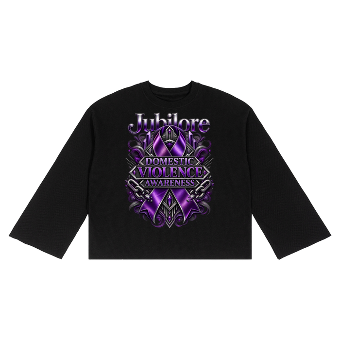 Jubilore "DVA" Unisex Waffle Raw Edge T-Shirt