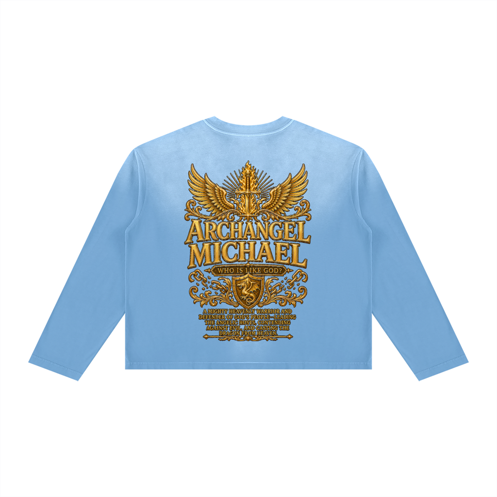 Jubilore "Michael" Unisex Sunfade Boxy Long Sleeve T-Shirt