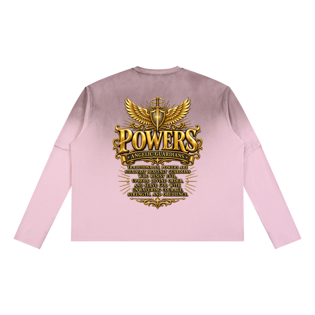 Jubilore "Powers" Unisex Vintage Wash Layered T-Shirt