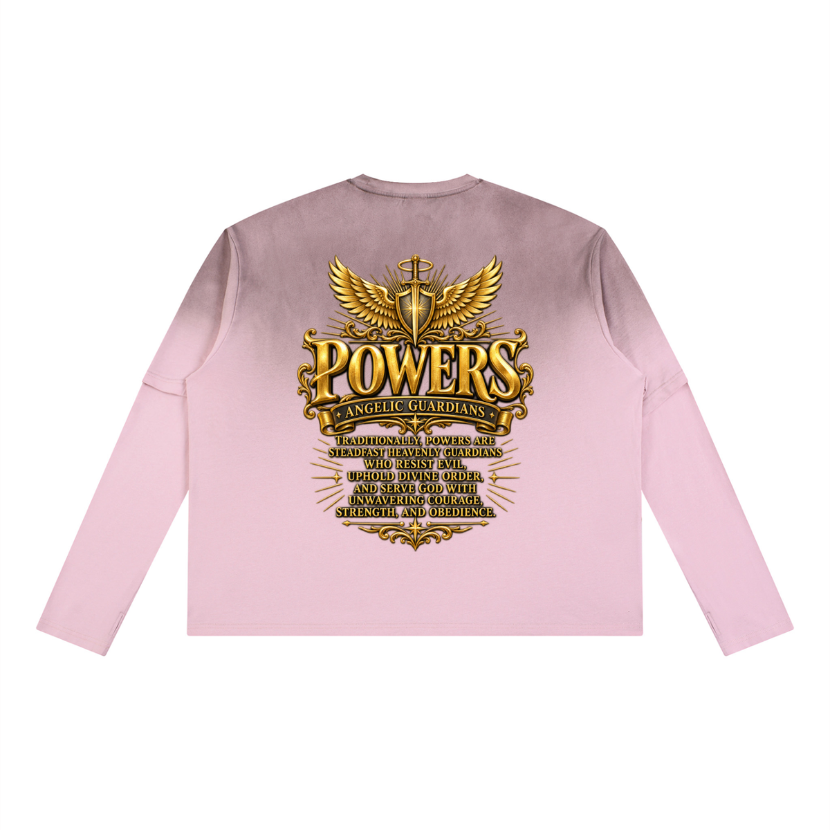 Jubilore "Powers" Unisex Vintage Wash Layered T-Shirt