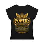Jubiloré "Powers" Women’s Slim Raglan T-Shirt