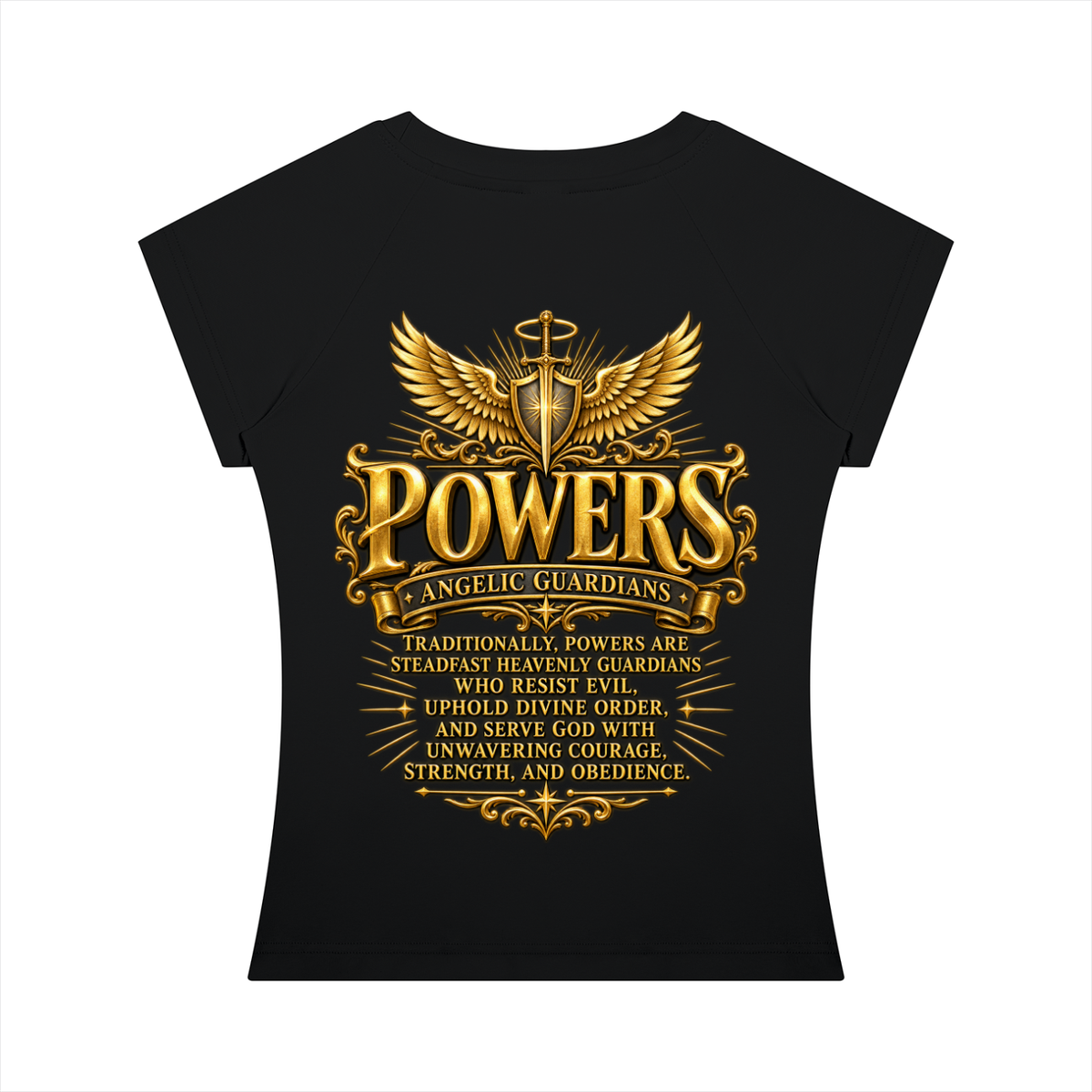 Jubiloré "Powers" Women’s Slim Raglan T-Shirt
