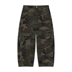 Jubilore Men’s Camo Barrel Leg Cargo Pants