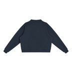 Jubiloré "JIK" Essential Fleece Mock-Neck Crew Sweatshirt