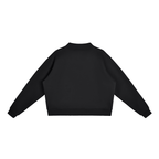Jubiloré "JIL" Essential Fleece Mock-Neck Crew Sweatshirt