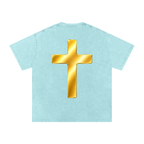 Jubilore "Shroud of Turin" Snow Washed Oversized Cotton T-Shirt