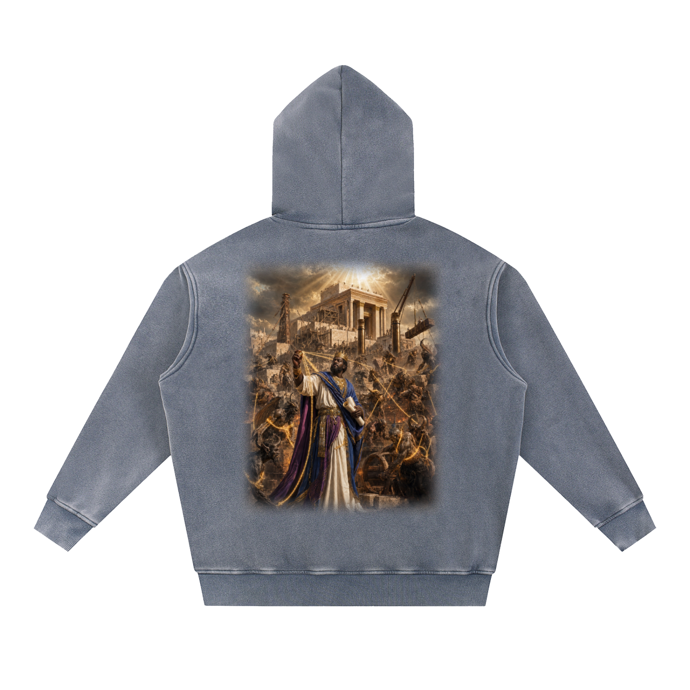 Jubilore "Solomon" Snow Wash Fleece Oversize Hoodie