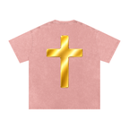 Jubilore "Shroud of Turin" Snow Washed Oversized Cotton T-Shirt