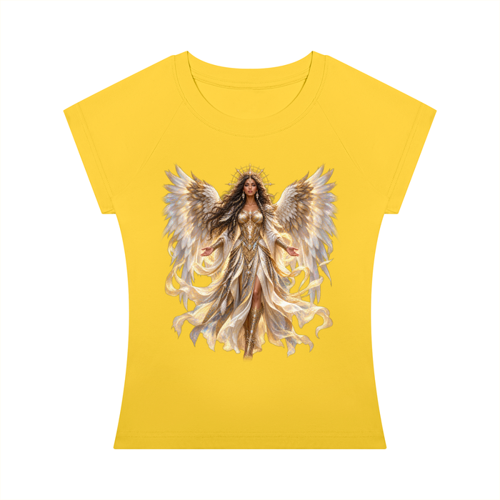 Jubiloré "Powers" Women’s Slim Raglan T-Shirt