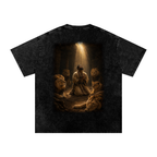 Jubilore "Daniel" Snow Washed Oversized Cotton T-Shirt