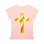 Jubiloré "Shroud of Turin" Women’s Slim Raglan T-Shirt