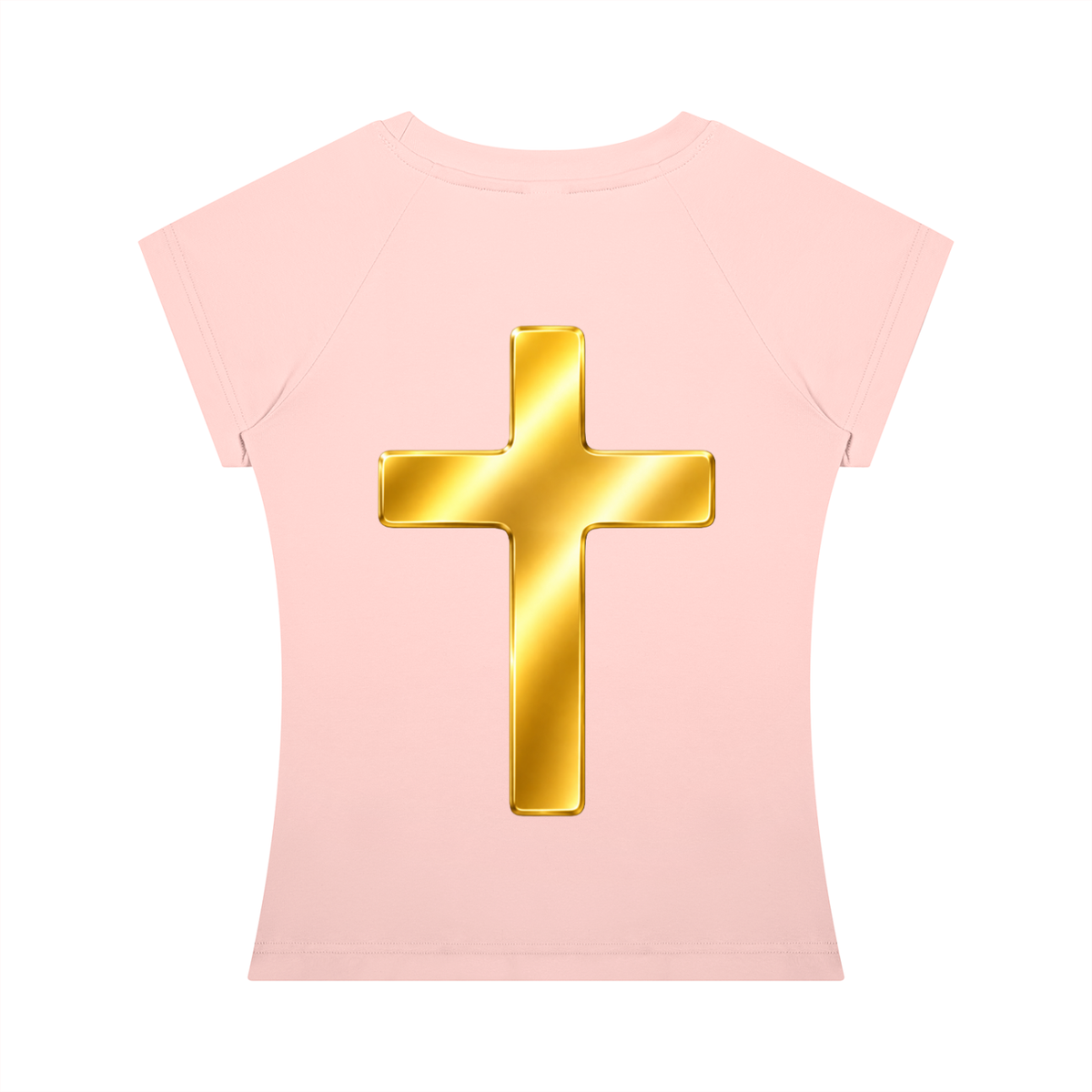 Jubiloré "Shroud of Turin" Women’s Slim Raglan T-Shirt