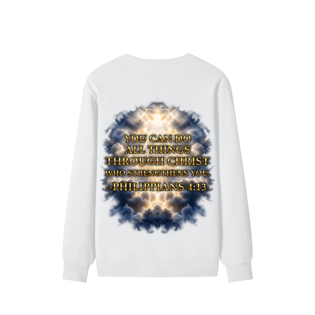 Jubilore "Christ Saves" Classic Unisex Cotton Sweatshirt