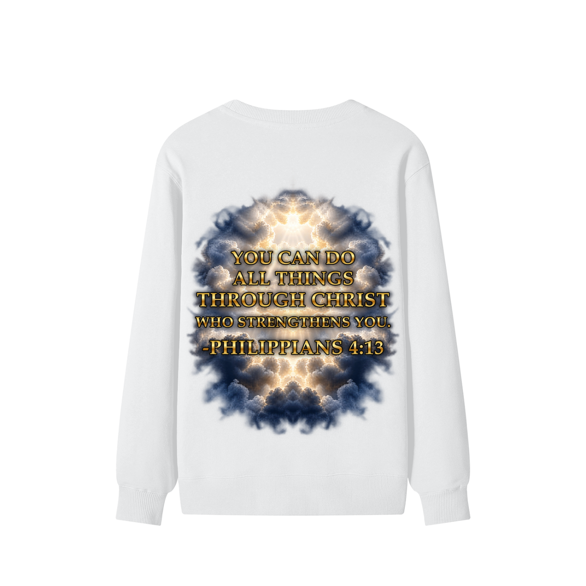 Jubilore "Christ Saves" Classic Unisex Cotton Sweatshirt