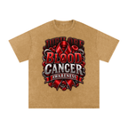 Jubilore "CA" Snow Washed Oversized Cotton T-Shirt