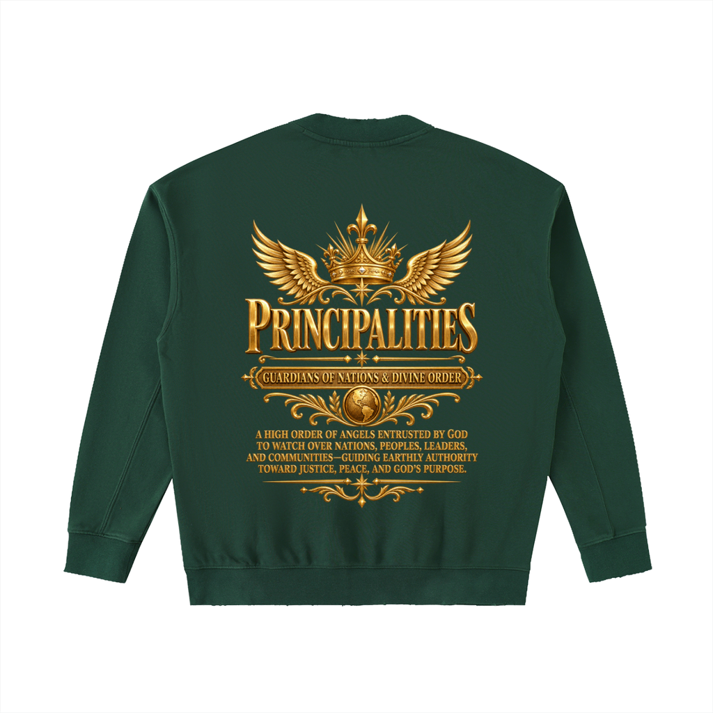 Jubilore "Principalities" Drop Shoulder Crewneck Sweatshirt