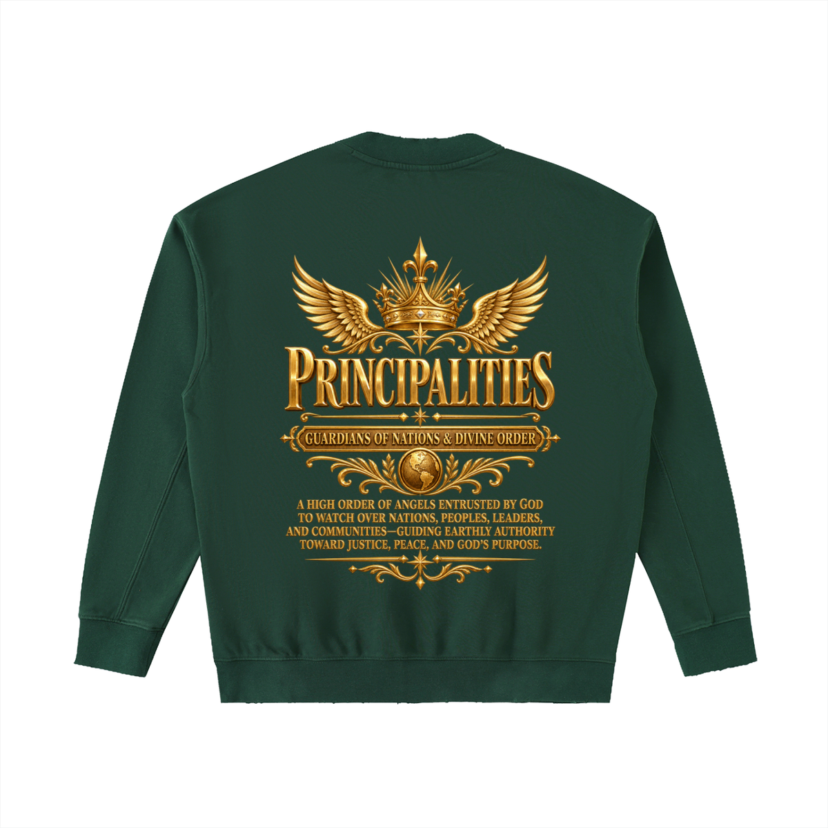 Jubilore "Principalities" Drop Shoulder Crewneck Sweatshirt