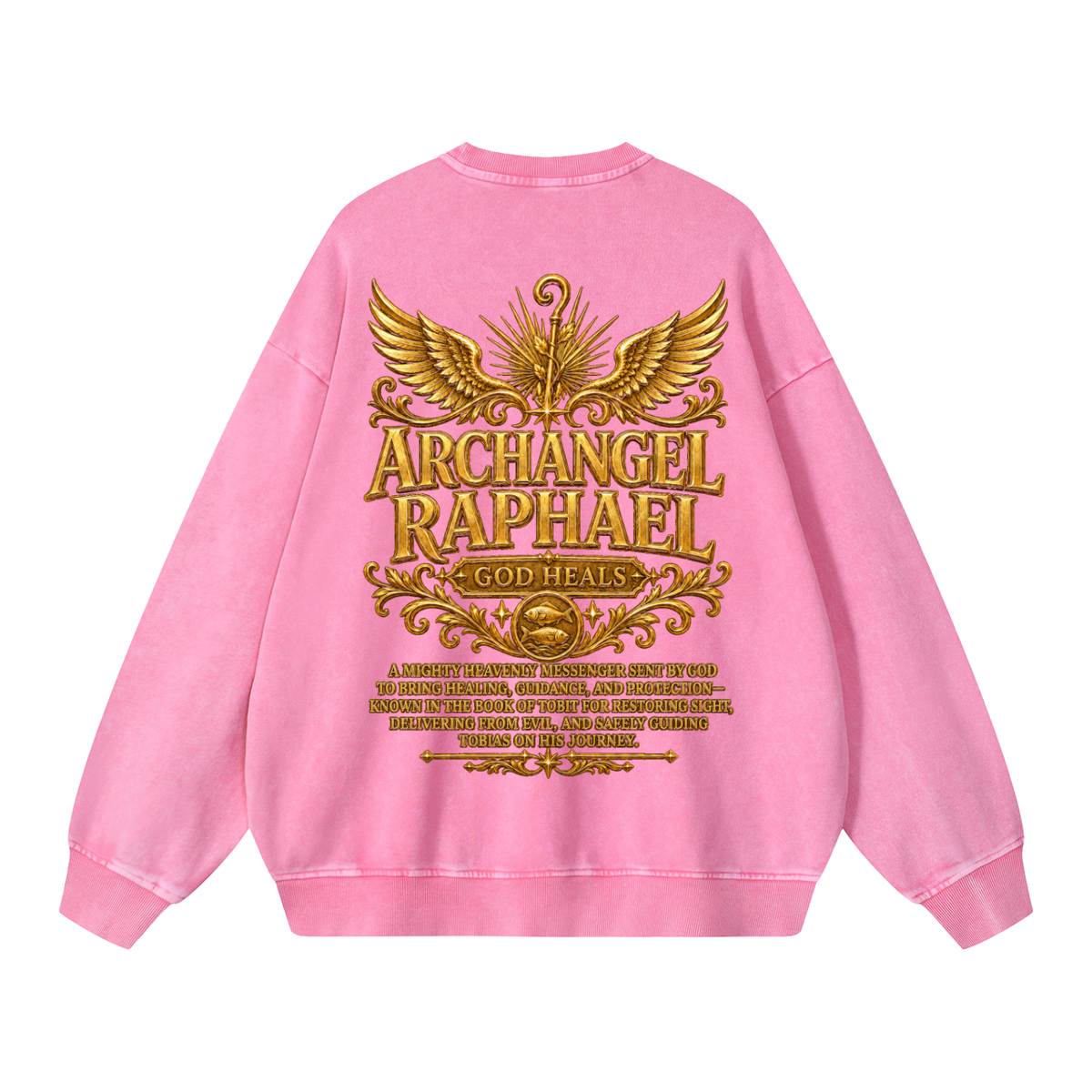 Jubilore "Raphael" Snow Washed Oversized Sweatshirt