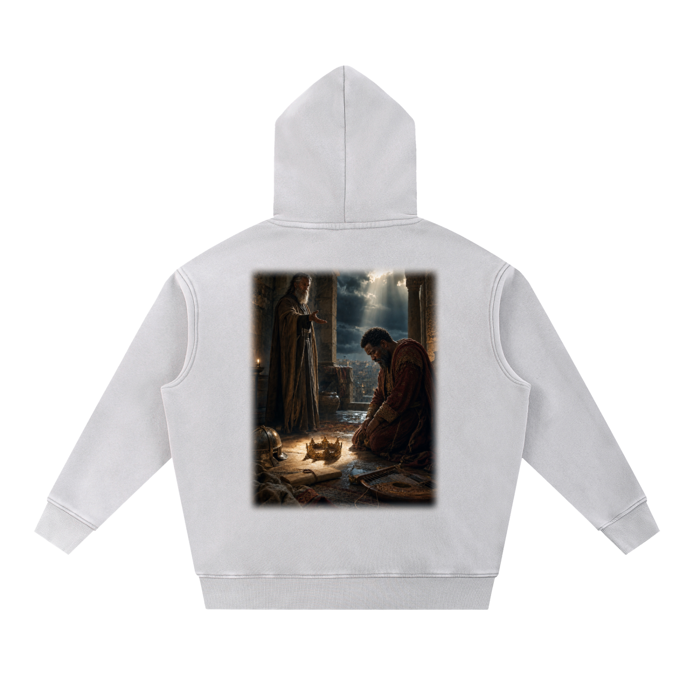 Jubilore "David" Snow Wash Fleece Oversize Hoodie