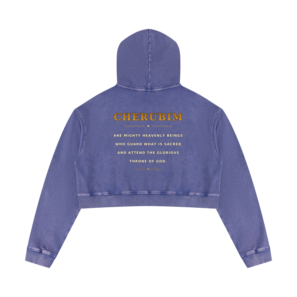Jubiloré Cherubim Women’s Mineral Washed Crop Hoodie