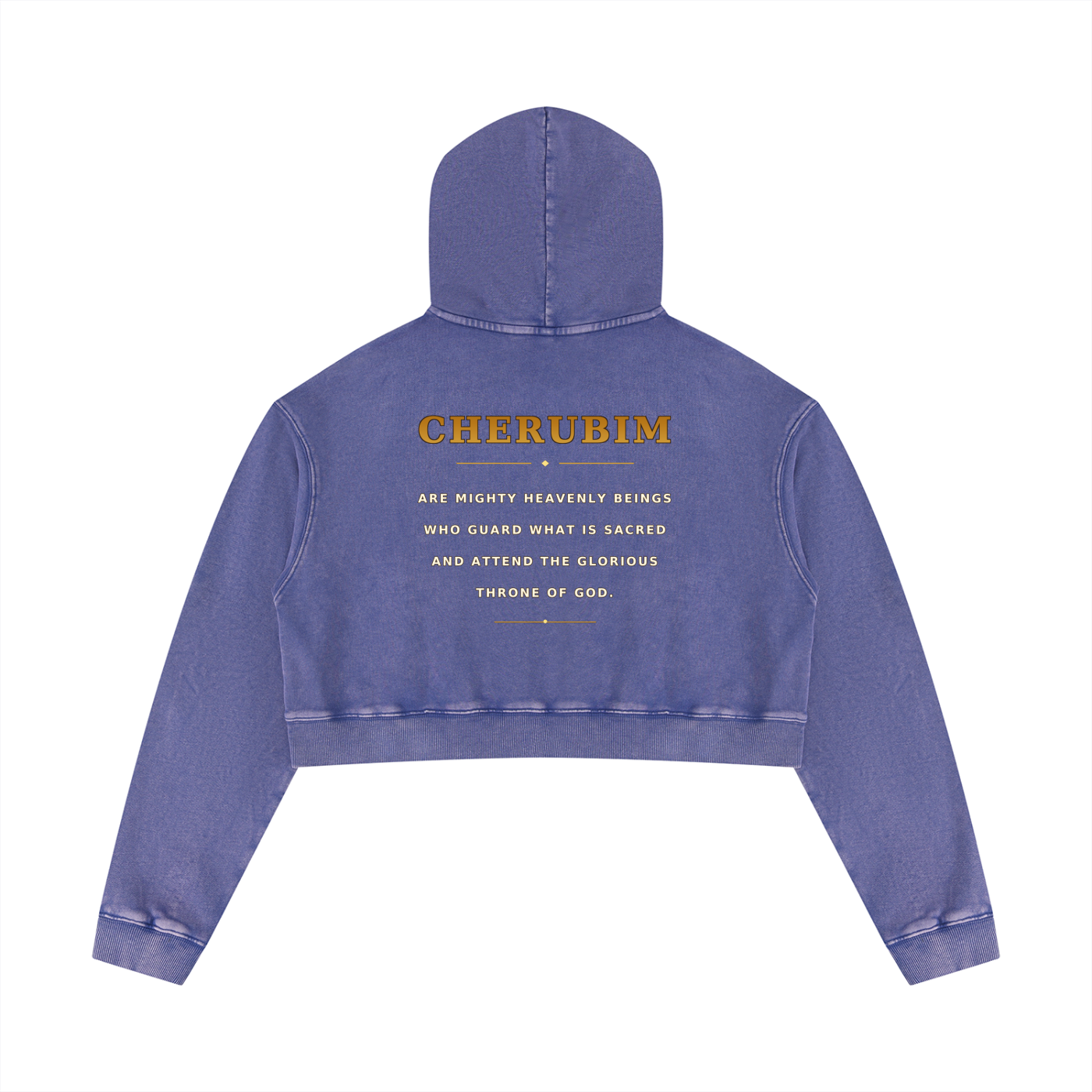 Jubiloré Cherubim Women’s Mineral Washed Crop Hoodie