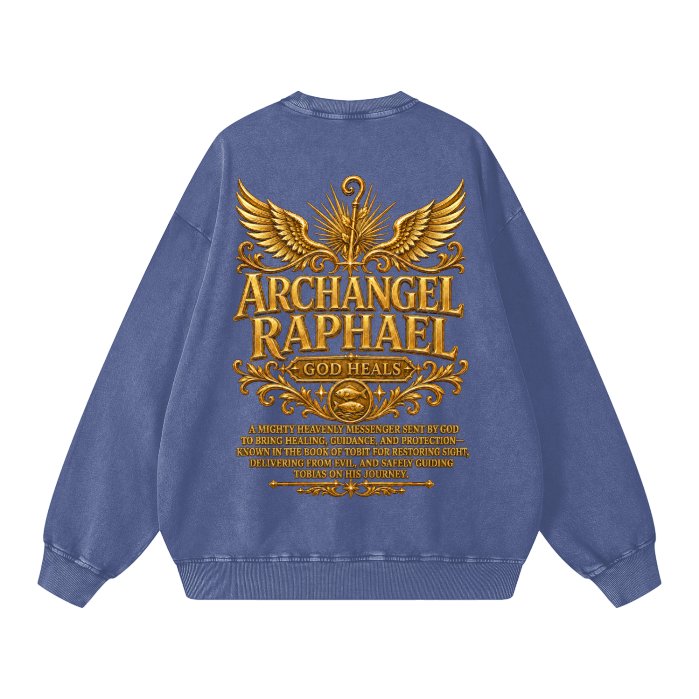 Jubilore "Raphael" Snow Washed Oversized Sweatshirt