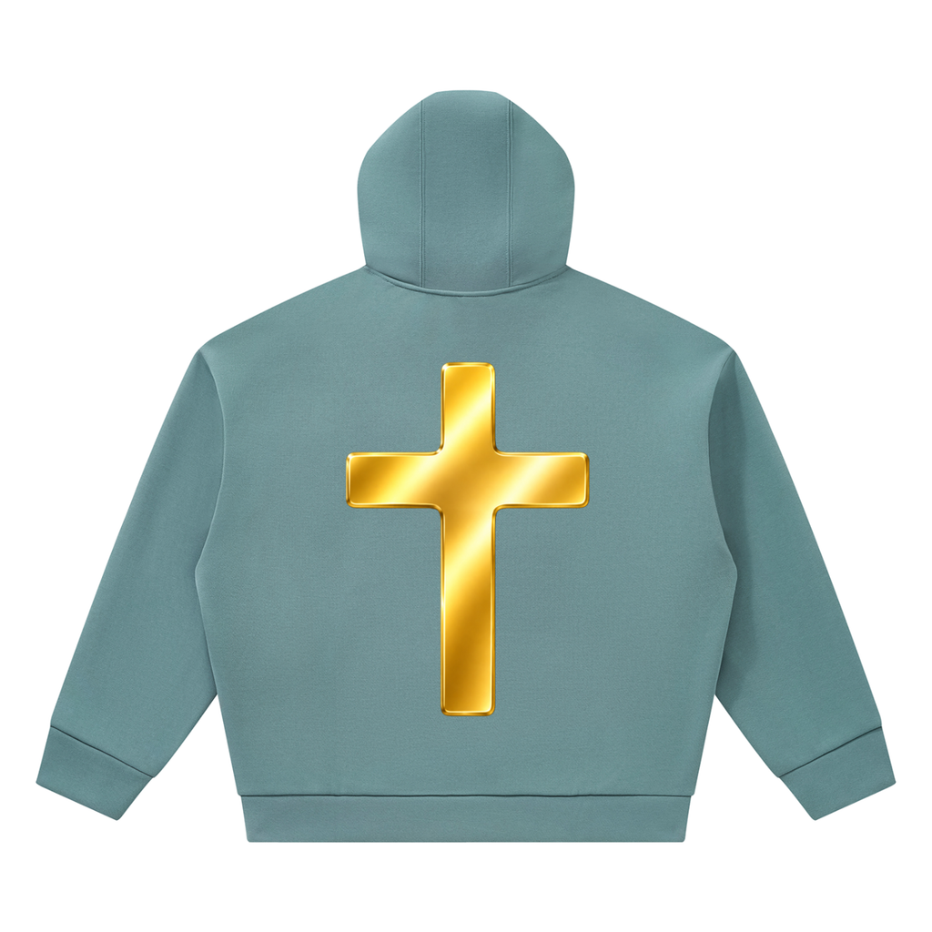 Jubilore "Jesus Is LORD" Unisex Heavyweight Fleece Boxy Hoodie