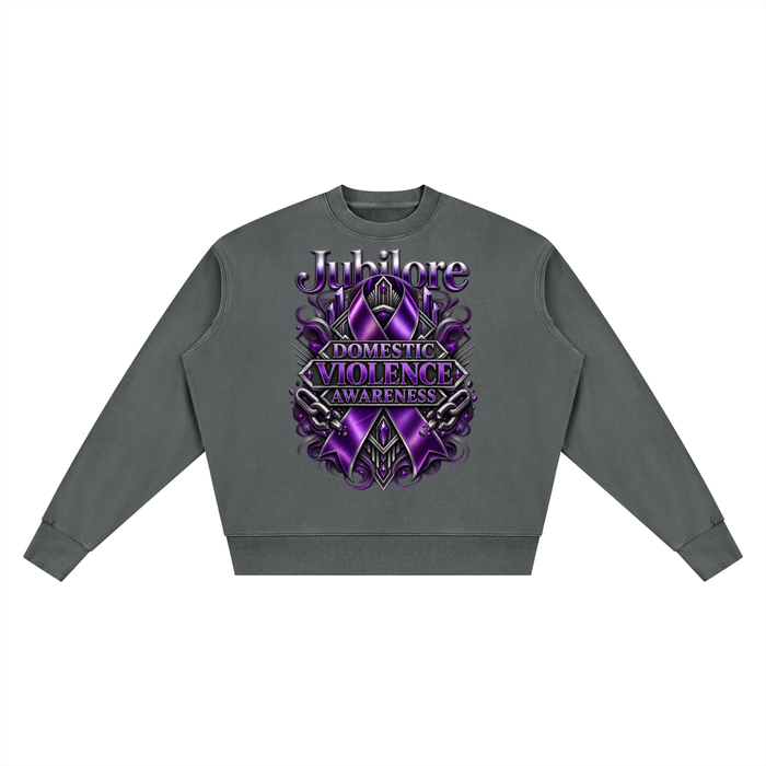 Jubilore "DVA"  Vintage Wash Crewneck Sweatshirt