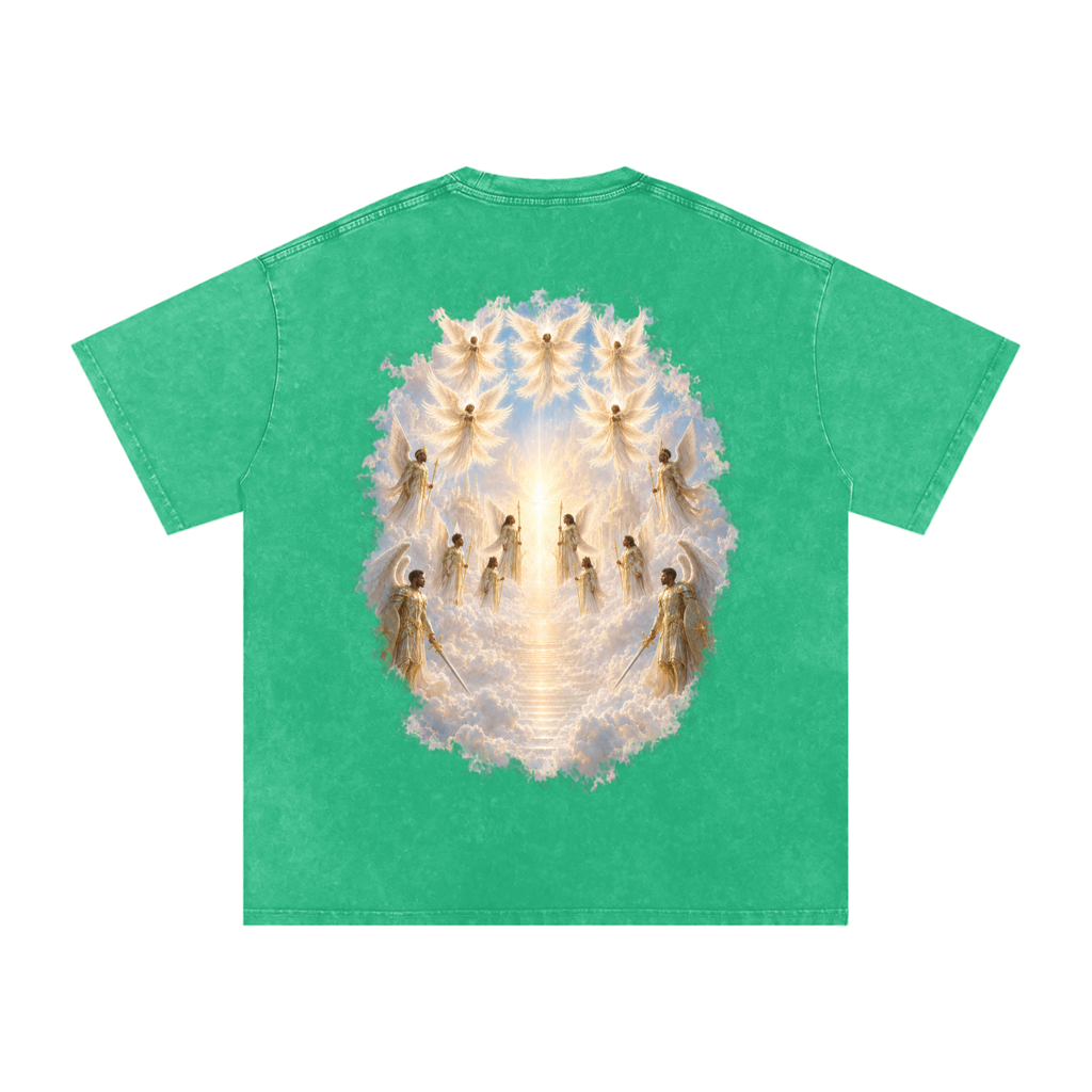Jubilore Snow Washed Oversized Cotton T-Shirt