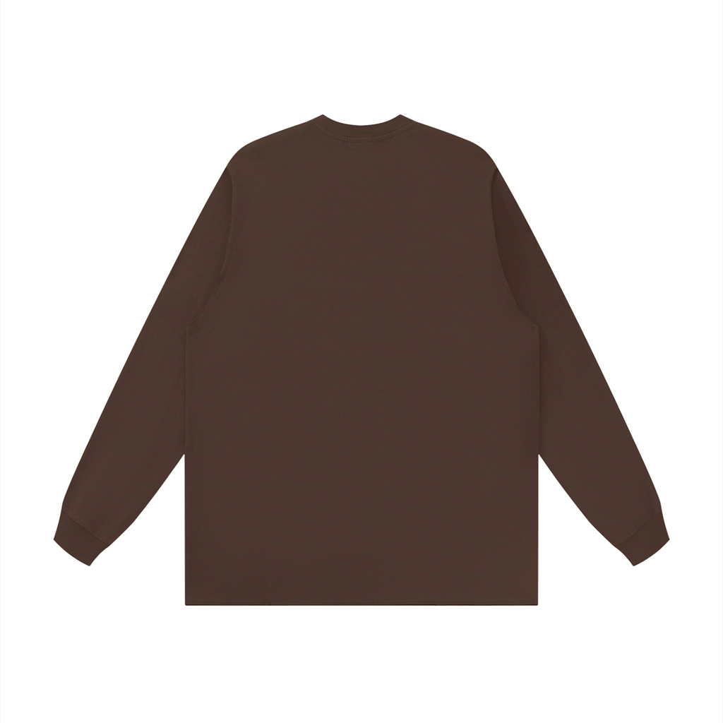 Jubilore "NAA" Unisex Raw Hem Long Sleeve T-Shirt