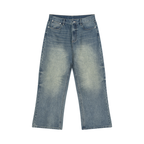 Jubilore Men’s Vintage Wash Wide Leg Jeans