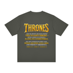 Jubilore Thrones Unisex Regular Crewneck T-Shirt