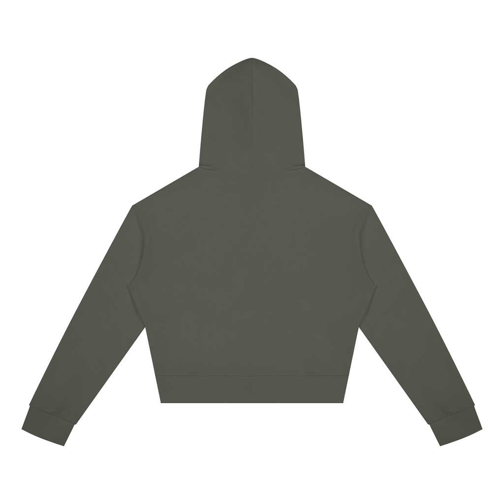 Jubiloré Women's Crop Full Zip Hoodie