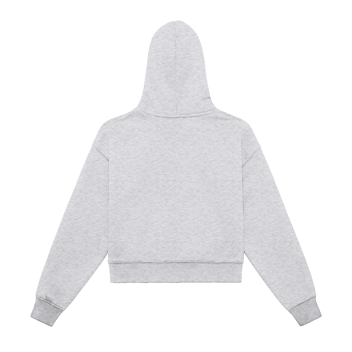 Jubiloré Fleeced Zip-Up Cropped Hoodie