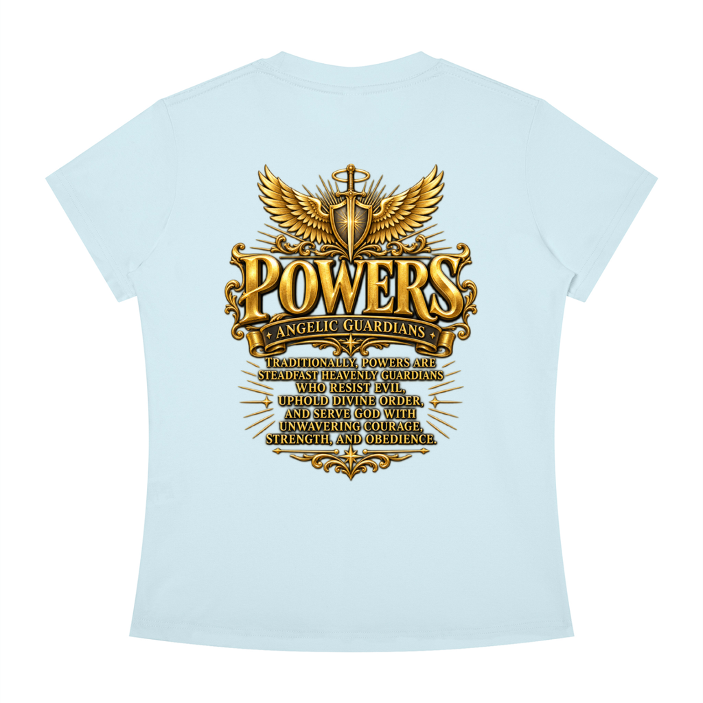 Jubiloré "Powers" Women's Slim Fit Crewneck T-Shirt