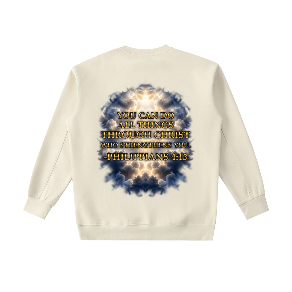 Jubilore "Christ Saves" Essential Heavyweight Crewneck Sweatshirt