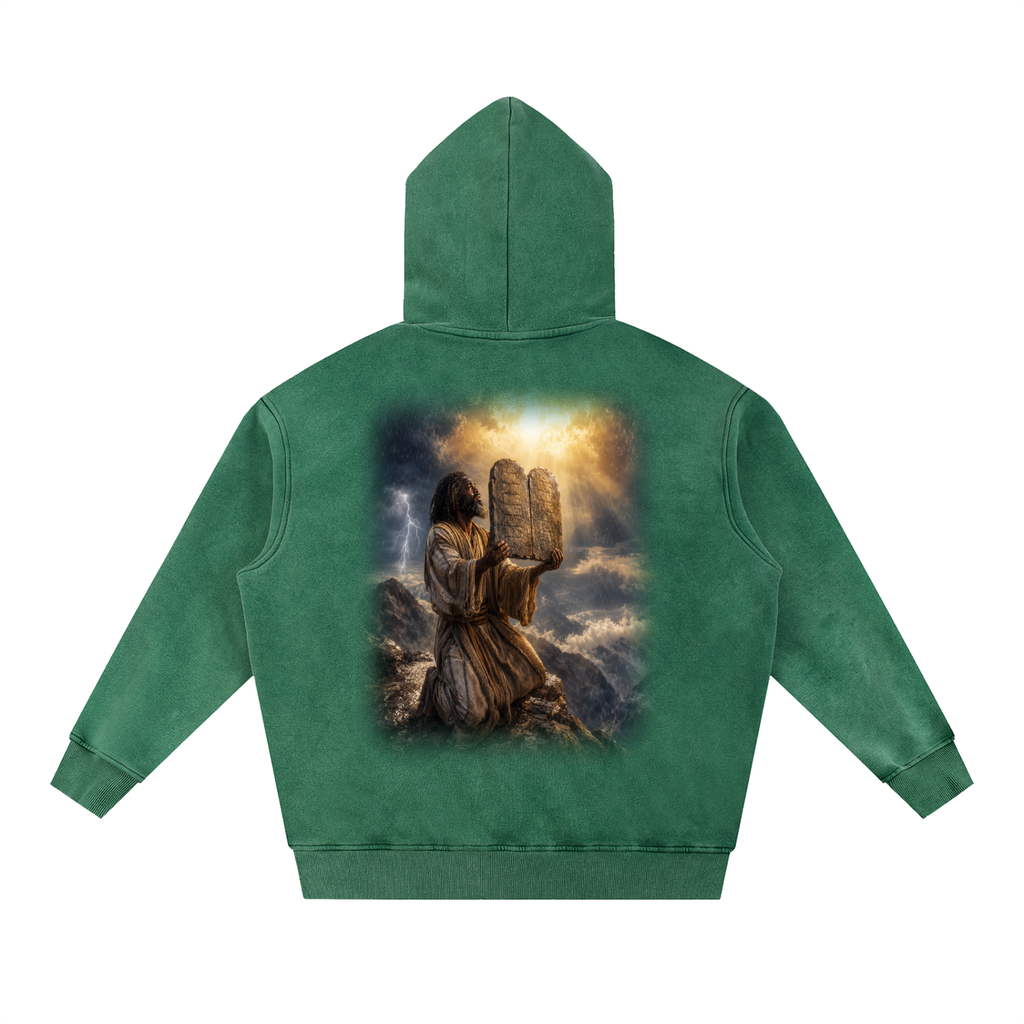 Jubilore "Moses" Snow Wash Fleece Oversize Hoodie
