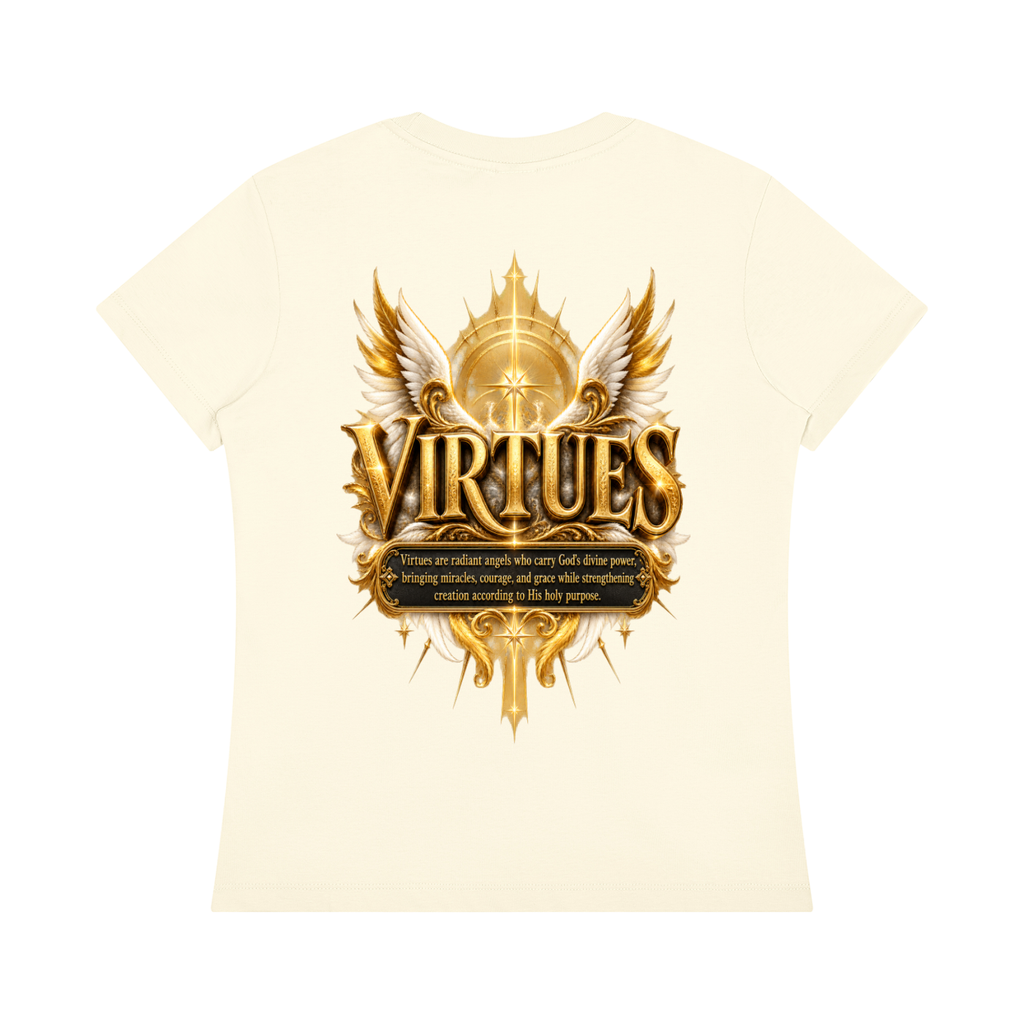 Jubiloré "Virtues" Women's Regular Fit Crewneck T-Shirt
