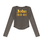 Jubiloré "Jesus Resurrects Lazarus" Women’s Vintage Wash Crop T-Shirt