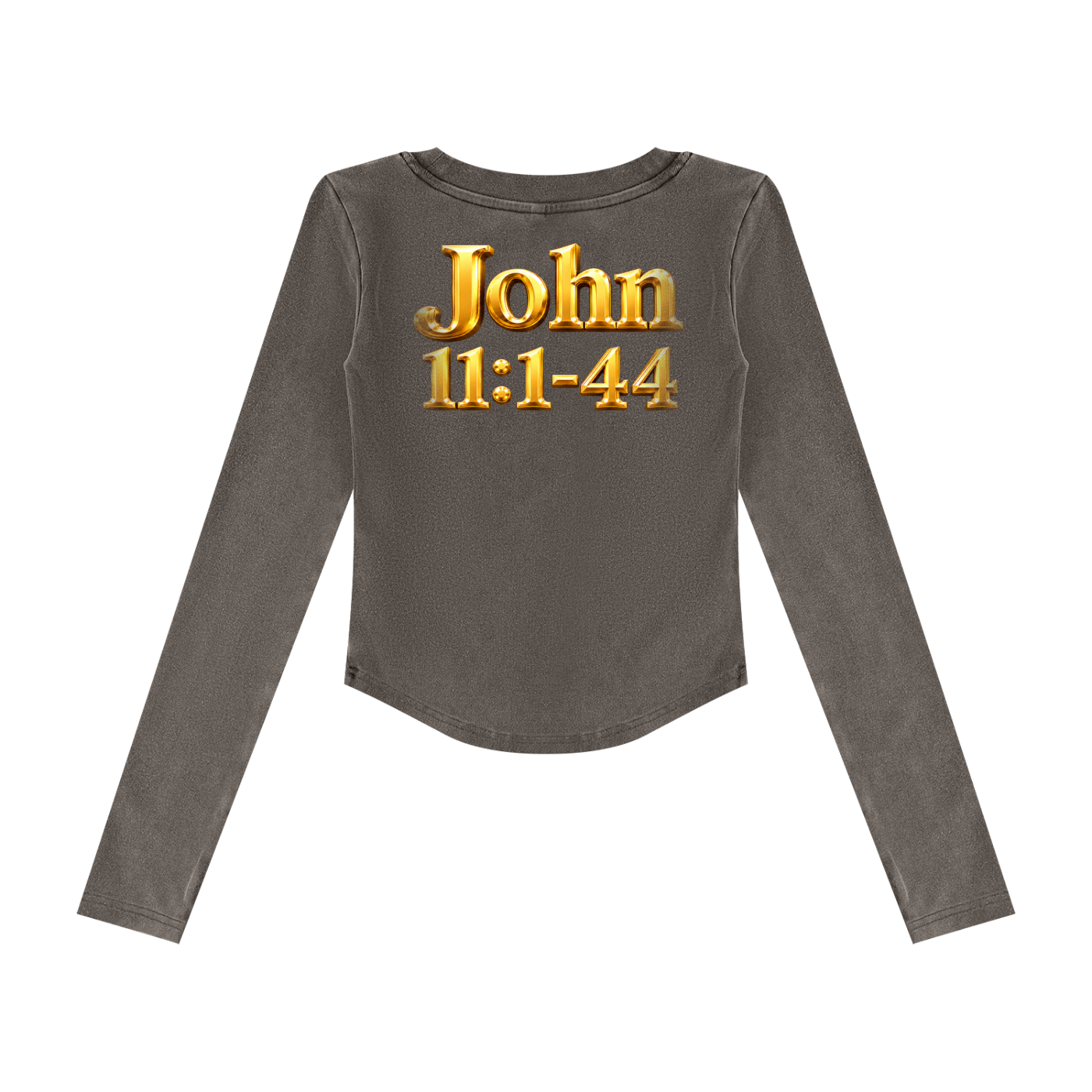 Jubiloré "Jesus Resurrects Lazarus" Women’s Vintage Wash Crop T-Shirt