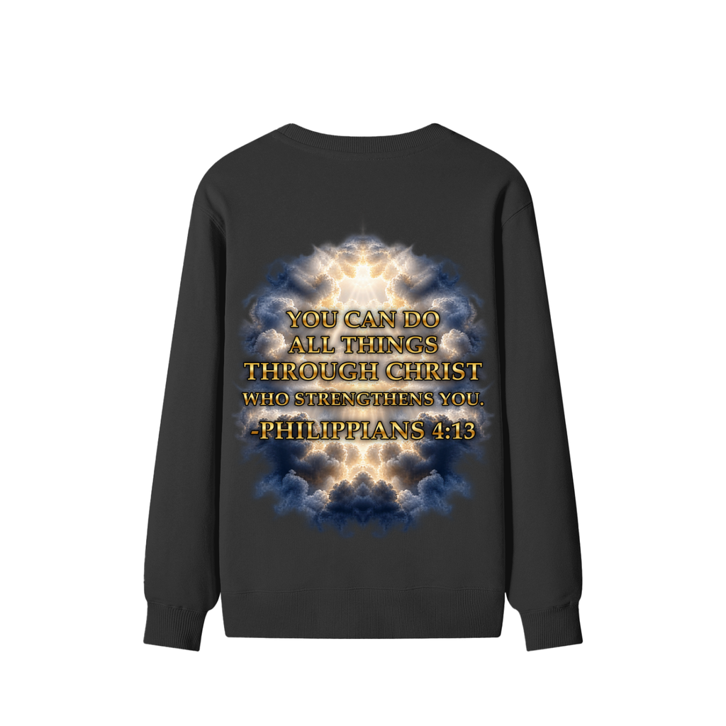 Jubilore "Christ Saves" Classic Unisex Cotton Sweatshirt